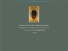Tablet Screenshot of glahder.dk